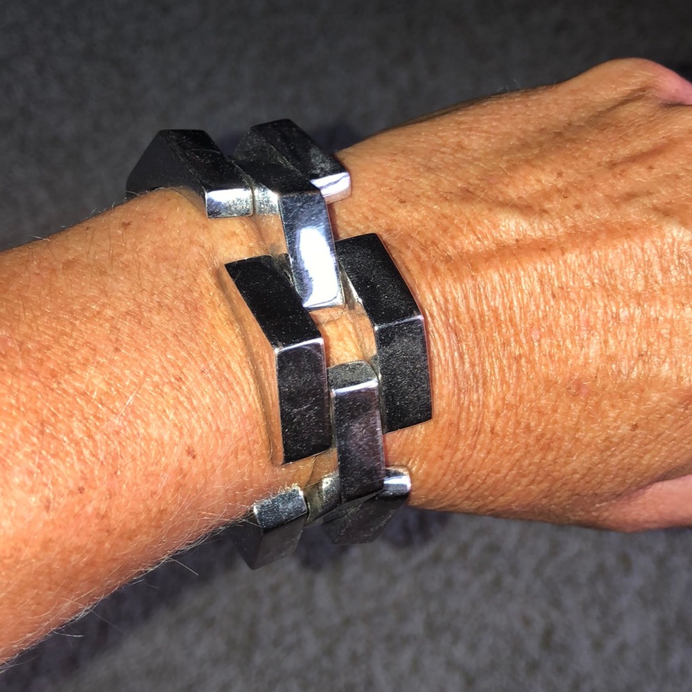 Stella and Dot silver link bracelet